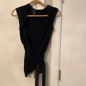 Donna Karen Wrap Top